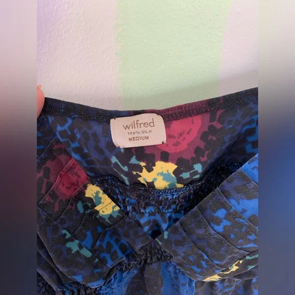 Wilfred 100% Silk Floral Babydoll Camisole - Picture 4 of 4